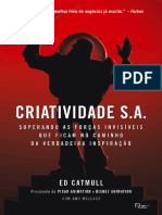 Resumo Criatividade Sa Ed Catmull