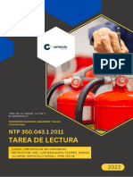 Tarea de Lectura Prevención de Incendios