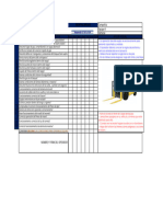 Lista de Verificacion Montacargas