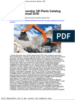 Hitachi Excavator Uh Parts Catalog Service Manual DVD