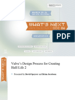 Valve Design Process For Creating Half Life2