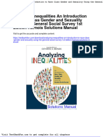 Analyzing Inequalities An Introduction To Race Class Gender and Sexuality Using The General Social Survey 1st Edition Harnois Solutions Manual