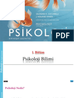 Psikoloji 1. Bölüm Psikoloji Bilimi