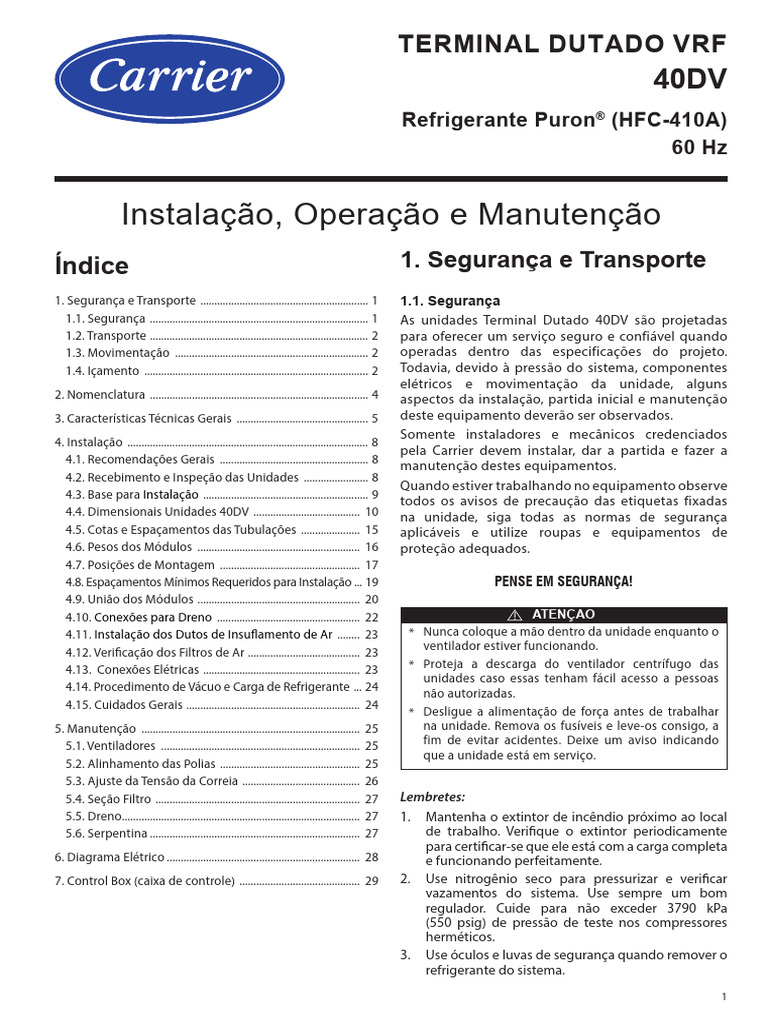 Terminal Dutado VRF 40DV | PDF | Oscilação | Materiais