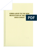 Corollaries To The New Revelation of The Lord Jesus Christ