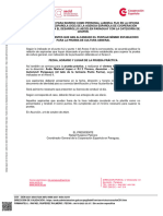Listado Puntajes Prueba de Cultura General y Convocatoria Prueba Práctica - Convocatoria Chofer OCE Paraguay