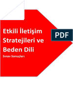 Etkili İletişim Stratejileri Ve Beden Dili