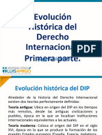 Evolución Histórica Del Derecho Internacional. Primera Parte