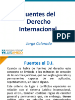 Fuentes Del Derecho Internacional: Jorge Colorado