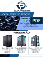 Catálogo de Preços