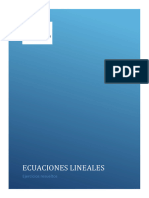 Ejercicios de Ecuaciones Lineales Resueltos1