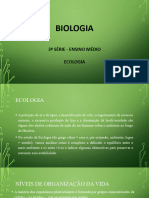 Biologia Slides 4bim 3ºano 1ecologia