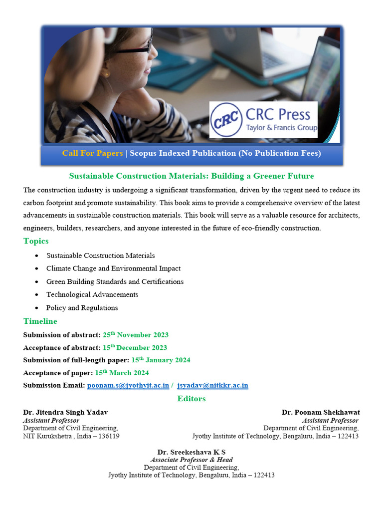 Call for Scopus Indexed Book Chapters | PDF | Technology & Engineering
