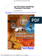 Anthropology The Human Challenge 14th Edition Haviland Test Bank
