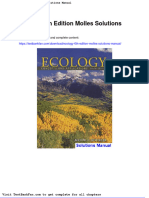 Ecology 6th Edition Molles Solutions Manual