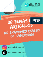 20 Temas de Artículos