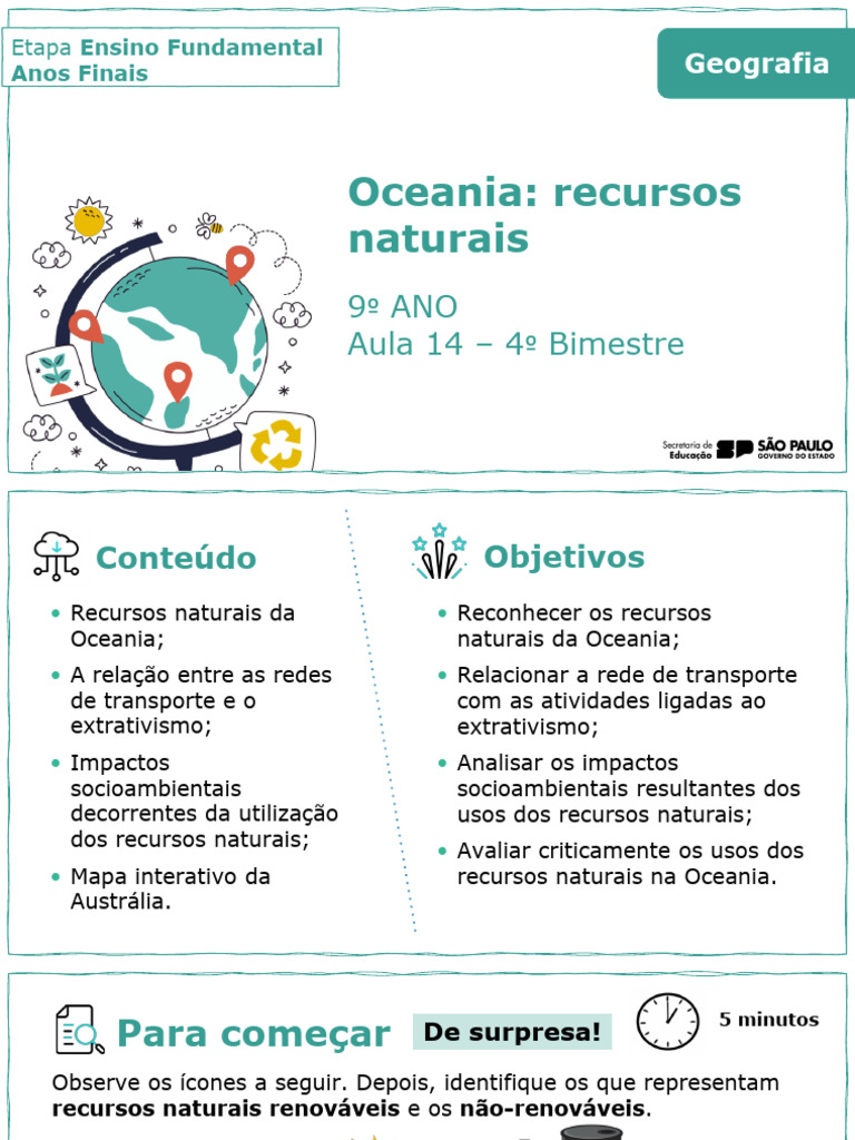 Recursos Naturais da Oceania | PDF | Oceania | Austrália