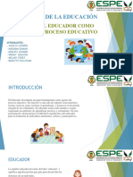 Filosofía de La Educación