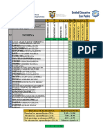 HOJA DE CALIFICAciones