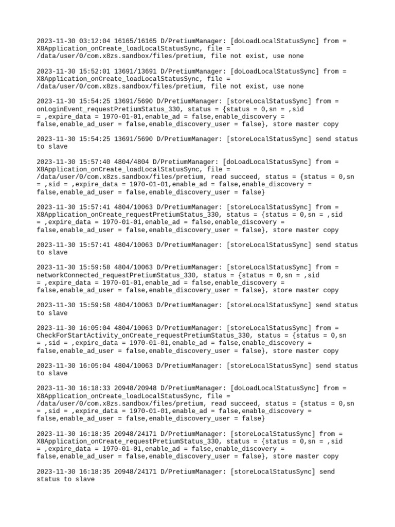 Com x8zs Sandbox Log | PDF | Computers