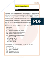 IMO Class 11 Maths Olympiad Sample Question Paper 1 For The Year 2023-24