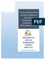 Matemática Guía de Aprendizaje eeGG