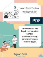 Aset Based Thinking - Penggerak Komunitas