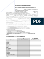 Repaso Verbo Gustar y Otros Verbos Especiales