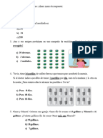 Evaluacion de Matematicas