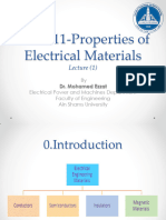 EPM211-Properties of Electrical Materials Lec 01