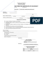 BLDG Permit & Occupancy Forms