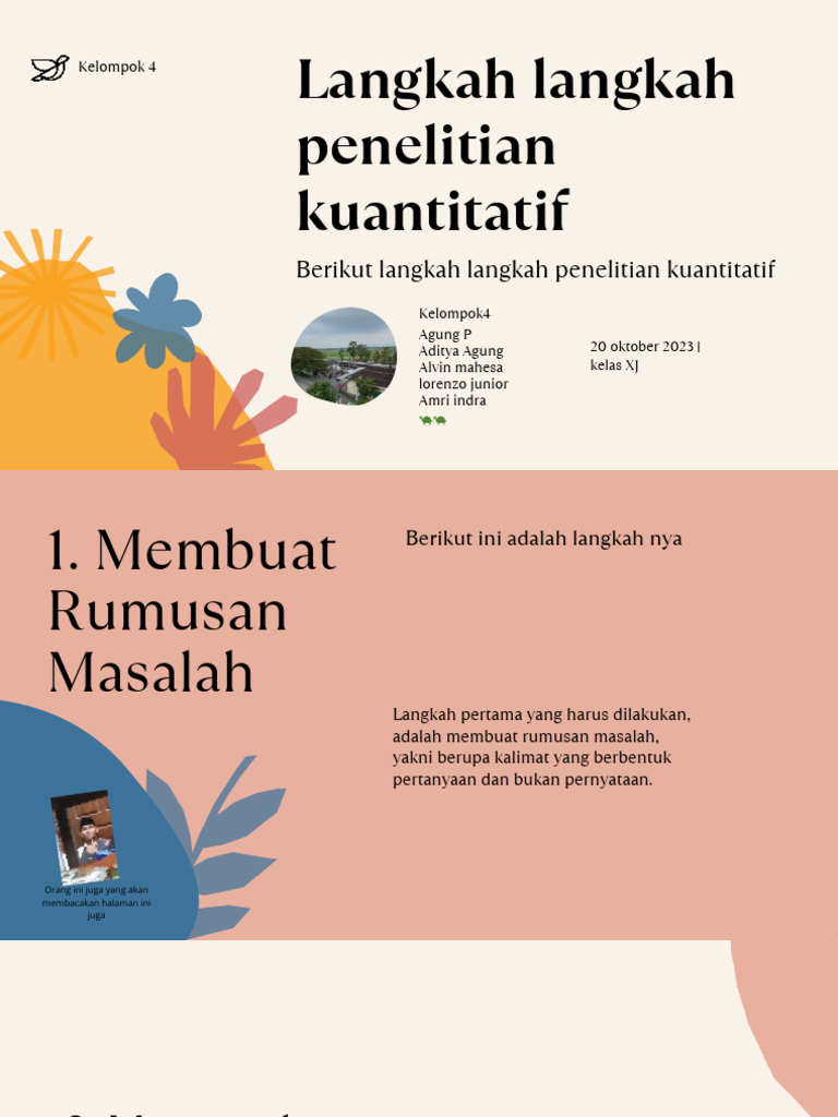 Langkah Langkah Penelitian Kuantitatif 4 Pdf