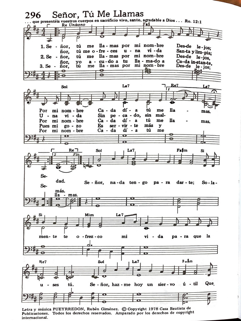Señor Tu Me Llamas Pdf