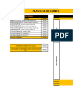 Planilha de Controle Financeiro