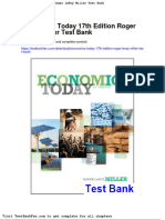 Economics Today 17th Edition Roger Leroy Miller Test Bank