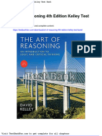 Art of Reasoning 4th Edition Kelley Test Bank