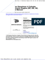 JCB Engines Dieselmax 4 Cylinder Tier 2 3 Eletronic Engine SK de Se DK Service Manual