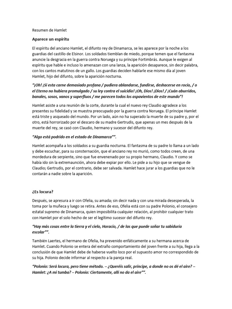 Resumen de hamlet pdf aldea tragedias de shakespeare