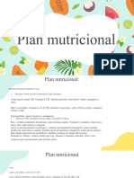 Plan Nutricional y Fisico