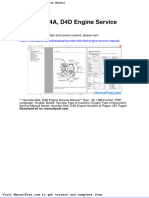 Hyundai D4a d4d Engine Service Manual