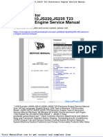 JCB Excvator Js200js210js220js235 t23 Electronic Engine Service Manual