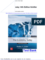 Economy Today 14th Edition Schiller Test Bank