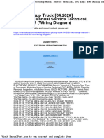 Isuzu Pickup Truck 04 2020 Workshop Manual Service Technical DTC Etm Wiring Diagram