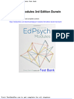 Edpsych Modules 3rd Edition Durwin Test Bank