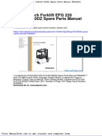 Jungheinrich Forklift Efg 220 Ge120 450dz Spare Parts Manual Fn426451