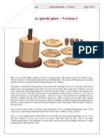 Wooden Stacker Puzzle Plan