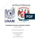 Codigo de Ética Profesional para Ingenieria Geofísica Por Carlos Daniel Ortiz López