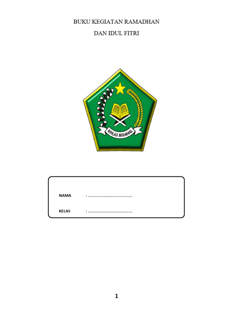 Buku Kegiatan Ramadhan Pdf