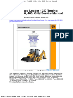 JCB Backhoe Loader 1cx Engine Perqls 100 400 Gni Service Manual