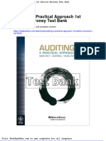 Auditing A Practical Approach 1st Edition Moroney Test Bank